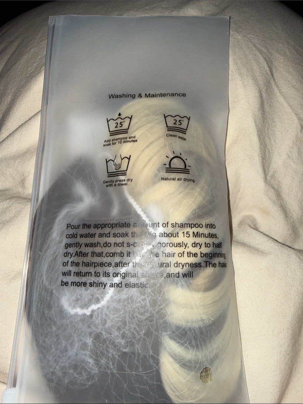 GirlShow Blonde Hair Extensions - Natural Mix Blonde NWT - Picture 5 of 11